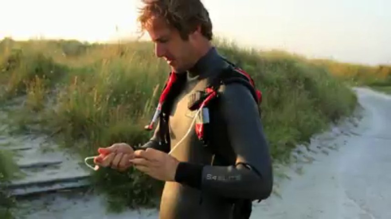 Bruno Sroka relie la Bretagne à l'Irlande en kitesurf