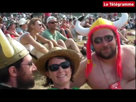Vieilles Charrues 2013. Quelques Gaulois infiltrés sur le site