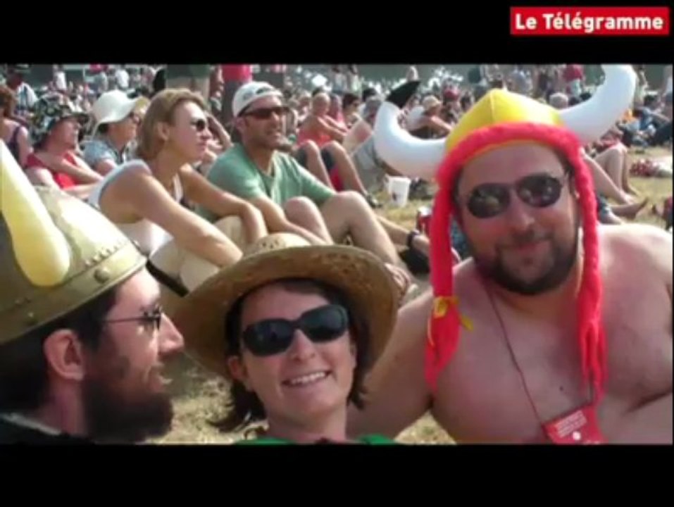 Vieilles Charrues 2013. Quelques Gaulois infiltrés sur le site