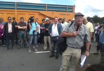 Guiclan : le portail écotaxe mis à terre