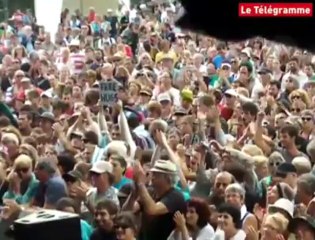 Bout du monde 2013. Ray Lema et l'orchestre de l'UBO sur la grande scène
