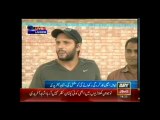 Afridi talks to media