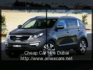 Amex Car Rental Companies in Dubai