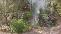 Un drone filme l'ampleur des incendies en Australie