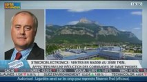 STMicro prévoit une croissance stable au prochain trimestre, Jean-Marc Chery, dans Intégrale Bourse - 23/10
