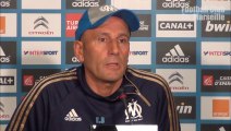 OM: La preformance de Zlatan en C1 vue par Baup et Ayew