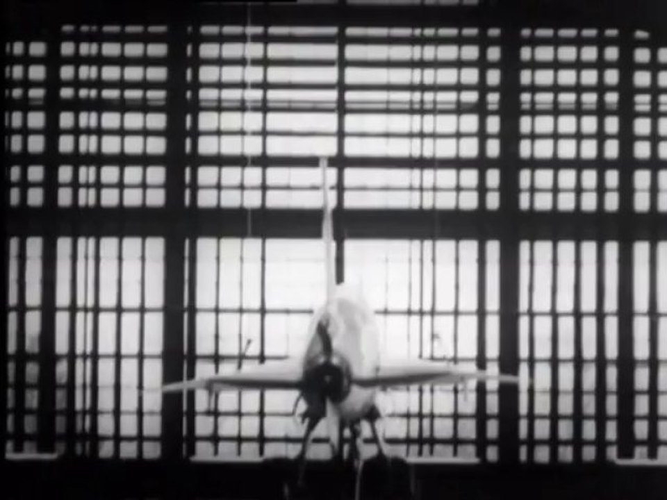 Pilotage d'avion en soufflerie - 1957