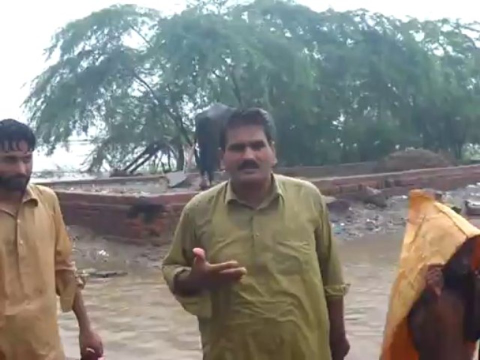 Flood water has reached at Ban Bajwa