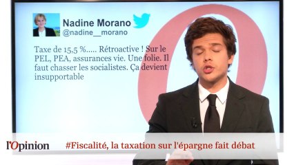 #tweetclash : #Fiscalité, la taxation de l'épargne fait débat