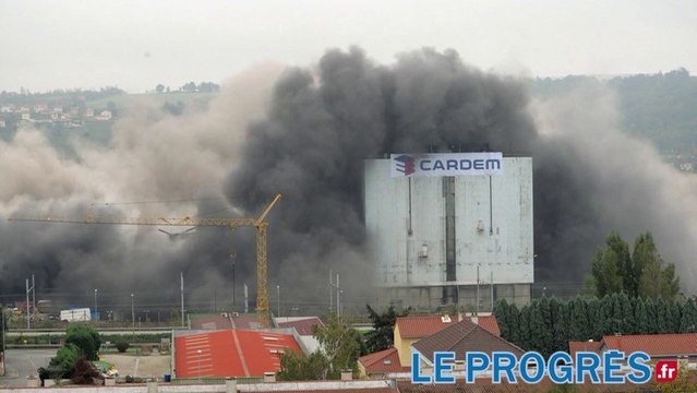 Centrale de Loire-sur-Rhône : l'explosion image par image