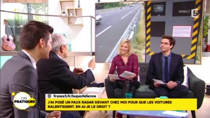 Ai-je le droit d'installer un faux radar devant mon domicile ?