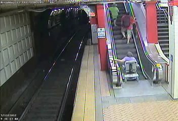 WheelChair on Escalator Incident (Fail)