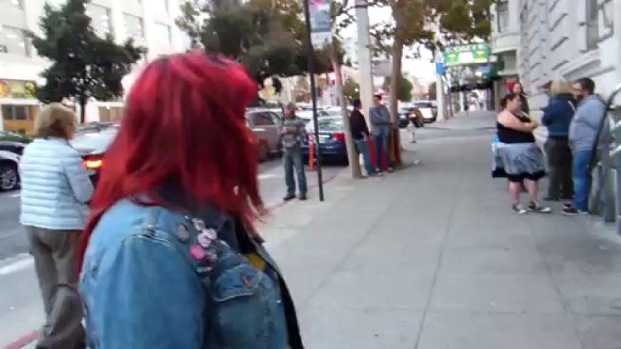 Waiting for Streetlight Manifesto with Anthony, Joey, Joslyn, Aracely_San Francisco_Oct. 23, 2013