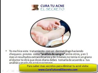 Como Eliminar el Acne - LOS SECRETOS