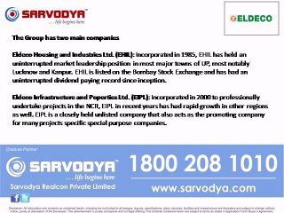 Eldeco New Project in Sohna 1800 208 1010