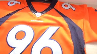 Nike elite Denver Broncos 96 Mitch Unrein team color Orange details review!!