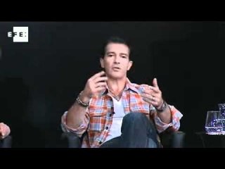 Antonio Banderas opens photo exhibition.