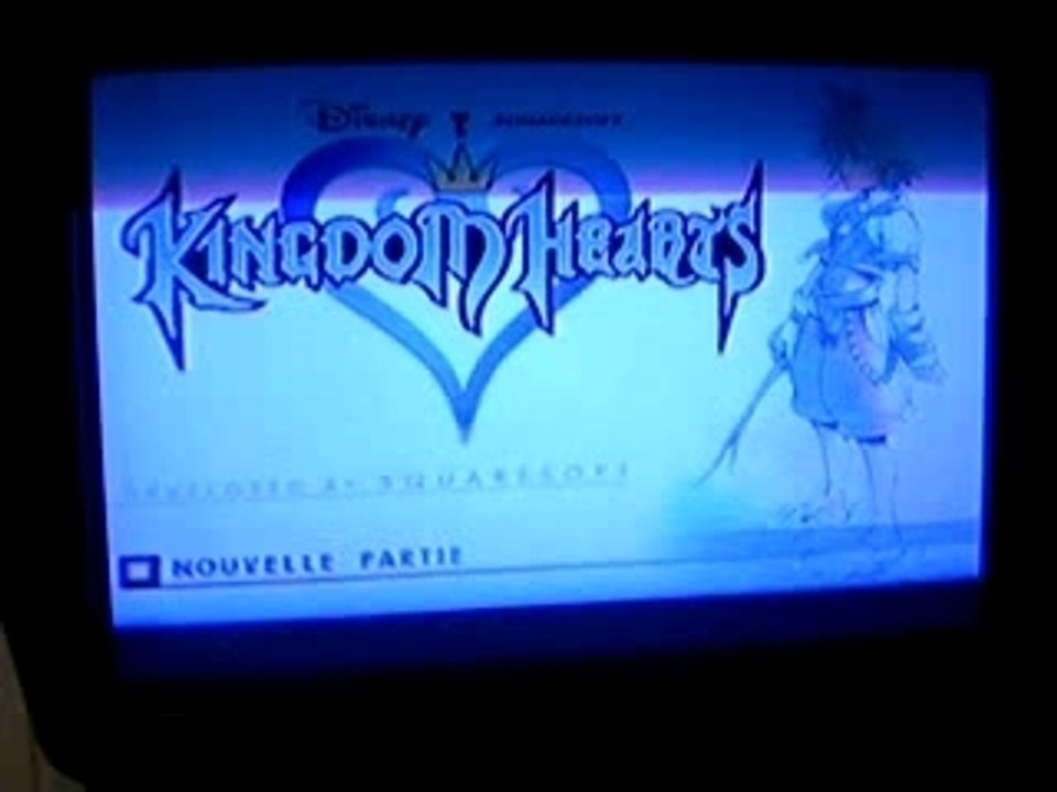 Kingdom hearts intro menu