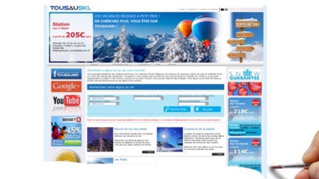 séjour ski, location ski tout compris, les alpes pas cher avec tousauski.fr