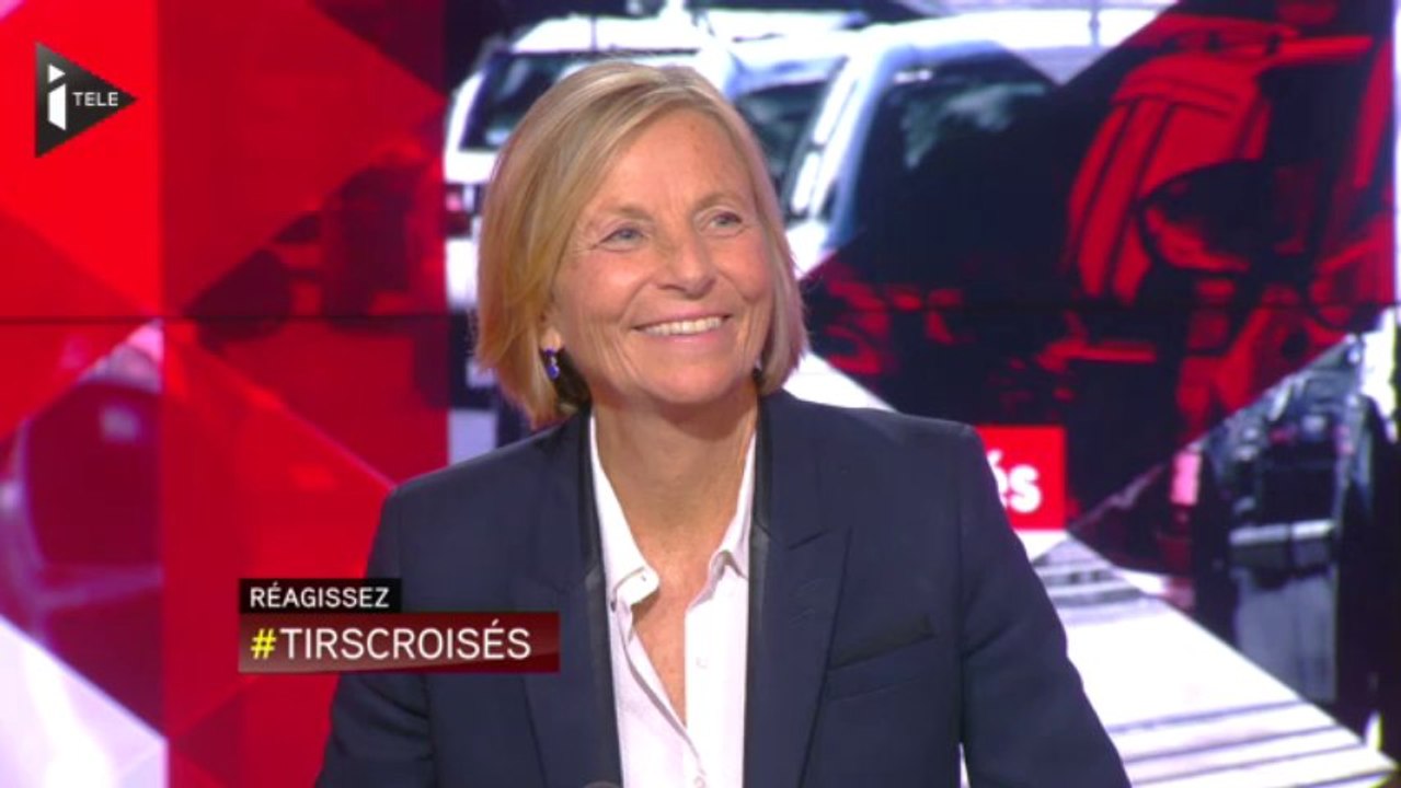 Marielle de Sarnez, l'invitée politique de Laurence Ferrari sur iTélé - 241013