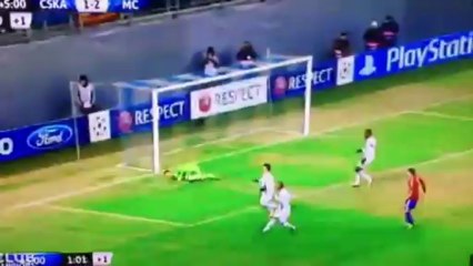 CSKA Moscou  vs Manchester City (1-2) le but d`Aguero