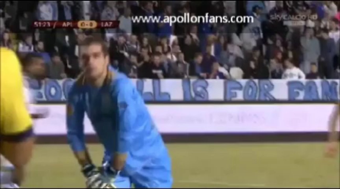 Apollon Vs Lazio 0-0 (24-10-13) Faseis agwna