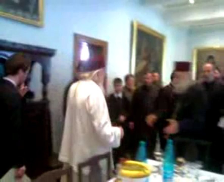 Ultimul Sf. Dimitrie cu Patriarhul Teoctist - La Palatul Patriarhal, 2006, de hramul Bucurestilor