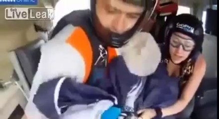 Paracaidista sobrevivió a un gran susto en las alturas