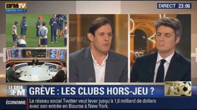 Le Soir BFM: Taxe à 75%: les clubs de foot feront grève le 30 novembre - 24/10 2/3