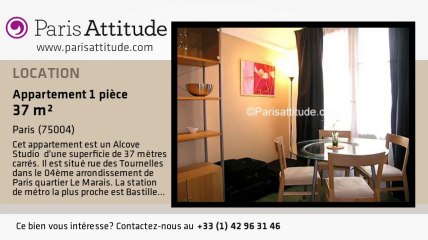 Appartement Alcove Studio à louer - Place des Vosges, Paris - Ref. 2317