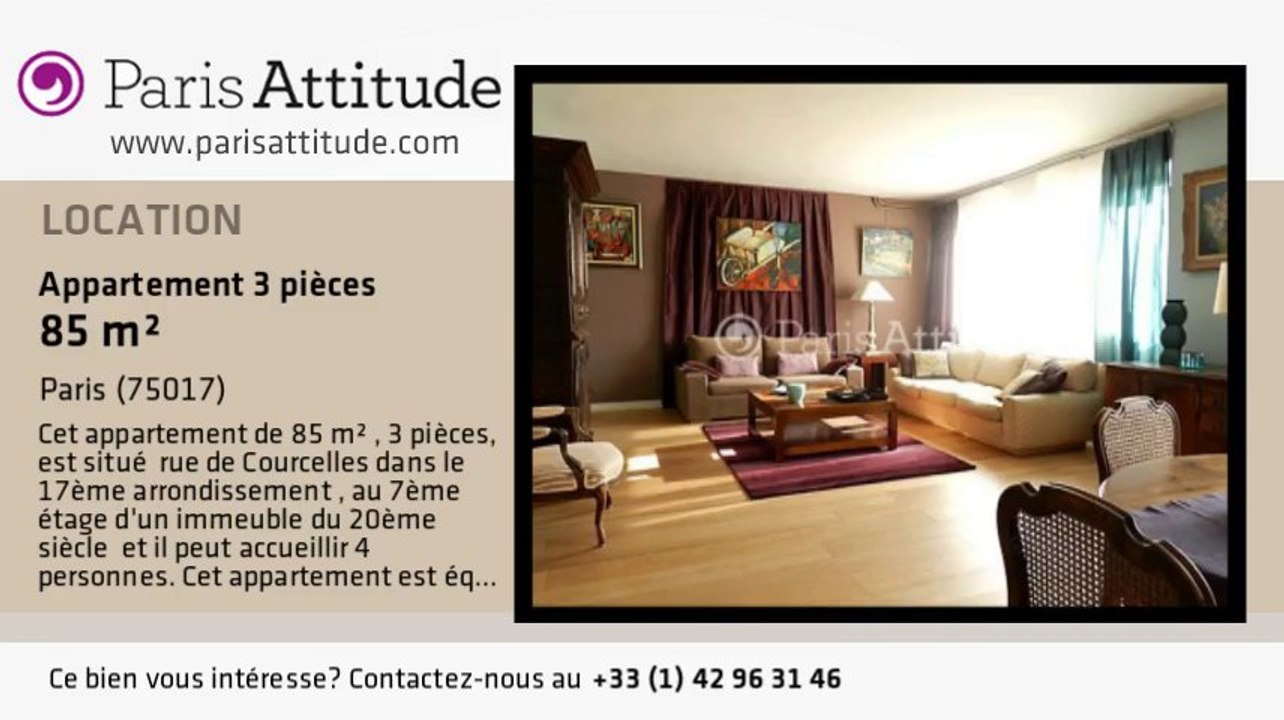 Appartement 2 Chambres à louer - Pereire, Paris - Ref. 1611