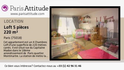 Loft 4 Chambres à louer - Montmartre, Paris - Ref. 2100