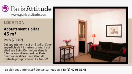 Appartement Studio à louer - Tour Eiffel, Paris - Ref. 533