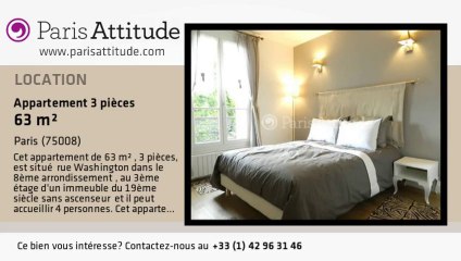 Appartement 2 Chambres à louer - Champs Elysées, Paris - Ref. 8458