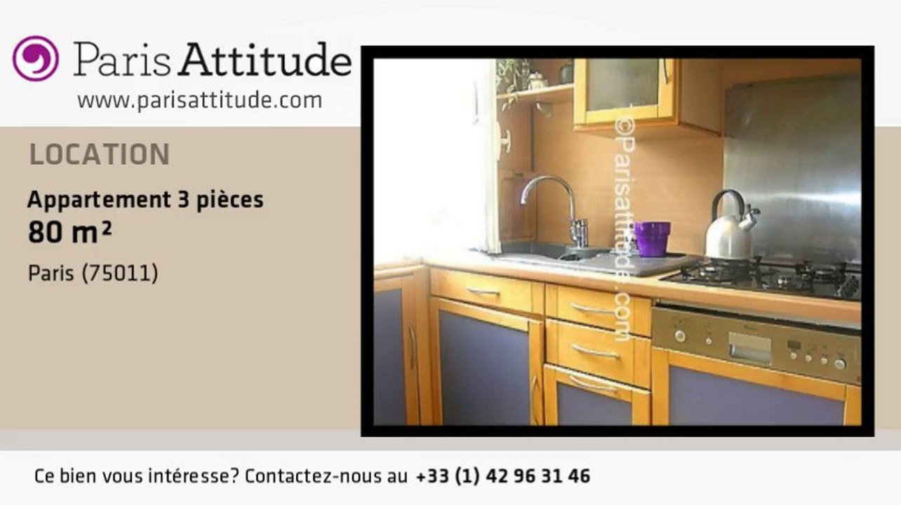 Appartement 2 Chambres à louer - Parmentier, Paris - Ref. 1995