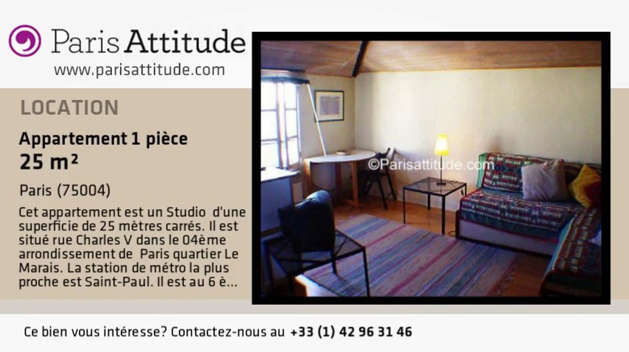 Appartement Studio à louer - Bastille, Paris - Ref. 93