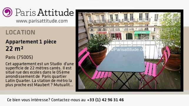 Appartement Studio à louer - Panthéon/Sorbonne, Paris - Ref. 4427