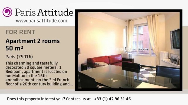 1 Bedroom Apartment for rent - Auteuil, Paris - Ref. 5447