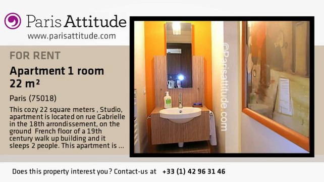 Studio Apartment for rent - Sacré Cœur, Paris - Ref. 6325