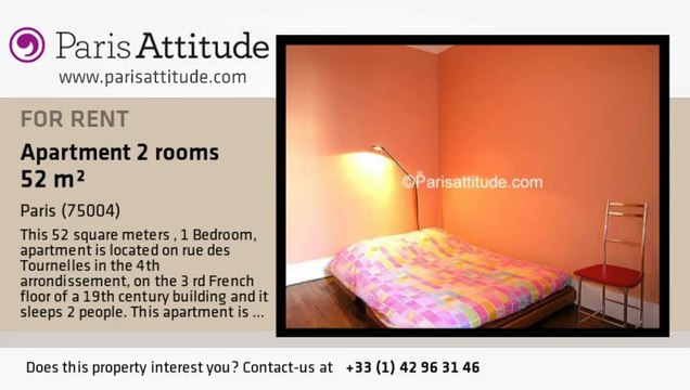 1 Bedroom Apartment for rent - Place des Vosges, Paris - Ref. 4292