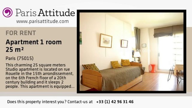 Studio Apartment for rent - Bir Hakeim, Paris - Ref. 4534