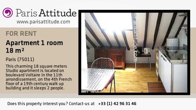 Studio Apartment for rent - Oberkampf, Paris - Ref. 2445