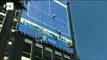 Madrid Open begins with vertical tennis match 60 metres above ground