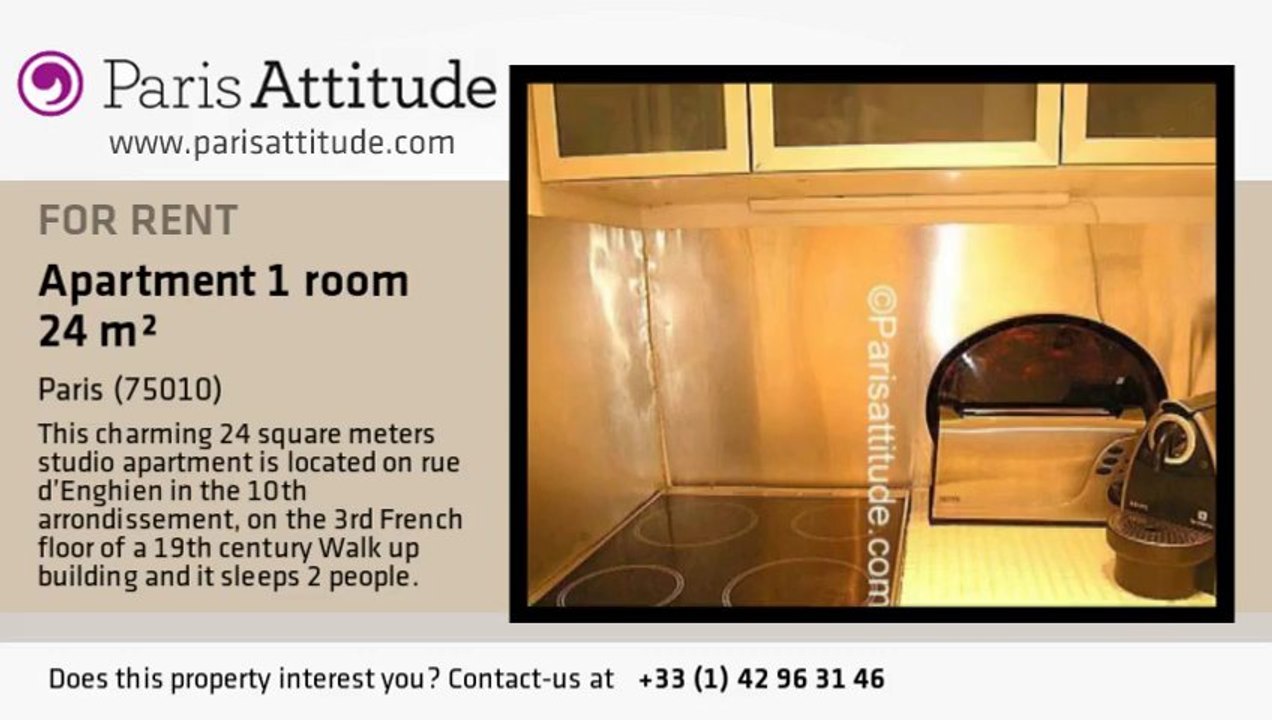 Studio Apartment for rent - Grands Boulevards/Bonne Nouvelle, Paris - Ref. 1834