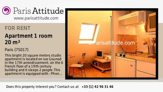 Studio Apartment for rent - Wagram, Paris - Ref. 1100