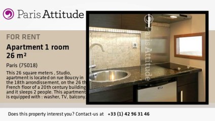 Studio Apartment for rent - Marx Dormoy, Paris - Ref. 8811