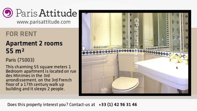 1 Bedroom Apartment for rent - Place des Vosges, Paris - Ref. 2725