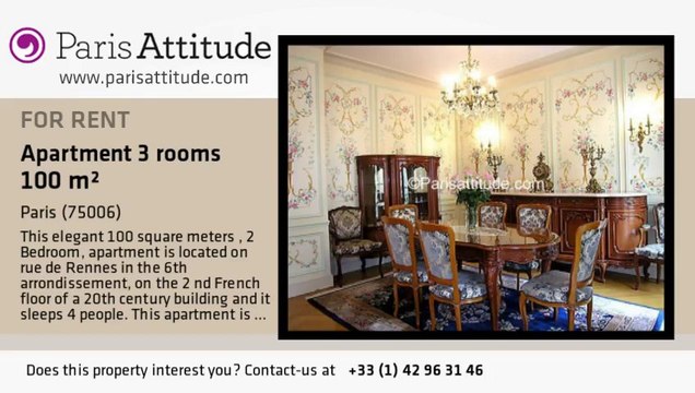 2 Bedroom Apartment for rent - St Germain, Paris - Ref. 7416