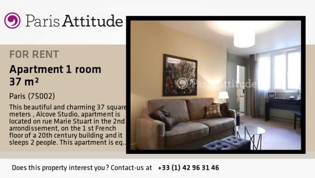 Alcove Studio Apartment for rent - Montorgueil, Paris - Ref. 8837