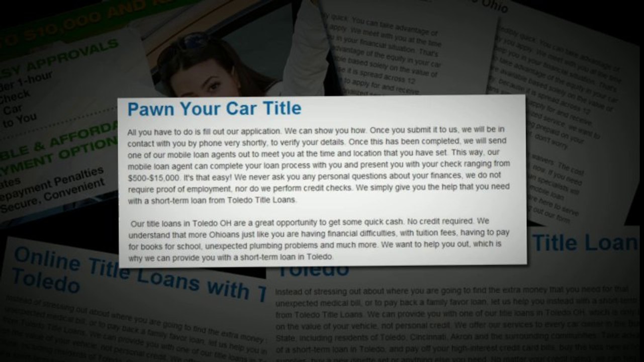 Toledo Car Title Loans